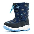 thumbnail image 1 of Nova Mountain Boys Girls Little Kids Winter Snow Boots NF-NFWB102-BlueDino-13, 1 of 6