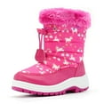 thumbnail image 1 of Nova Mountain Boys Girls Little Kids Winter Snow Boots NF-NFWB103-FuchsiaUnicorn-13, 1 of 6