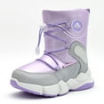 thumbnail image 1 of Nova Mountain Boys Girls Little Kids Winter Snow Boots NF-NFWB105-LightPurple-7, 1 of 7