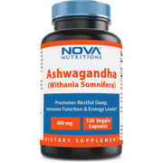 Nova Nutritions Ashwagandha 500 mg 120 Capsules