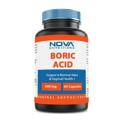 Nova Nutritions Boric Acid Yeast Infection Treatment Tablets, 60 Count