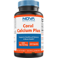 Nova Nutritions Coral Calcium Plus 1000 mg 250 Capsules