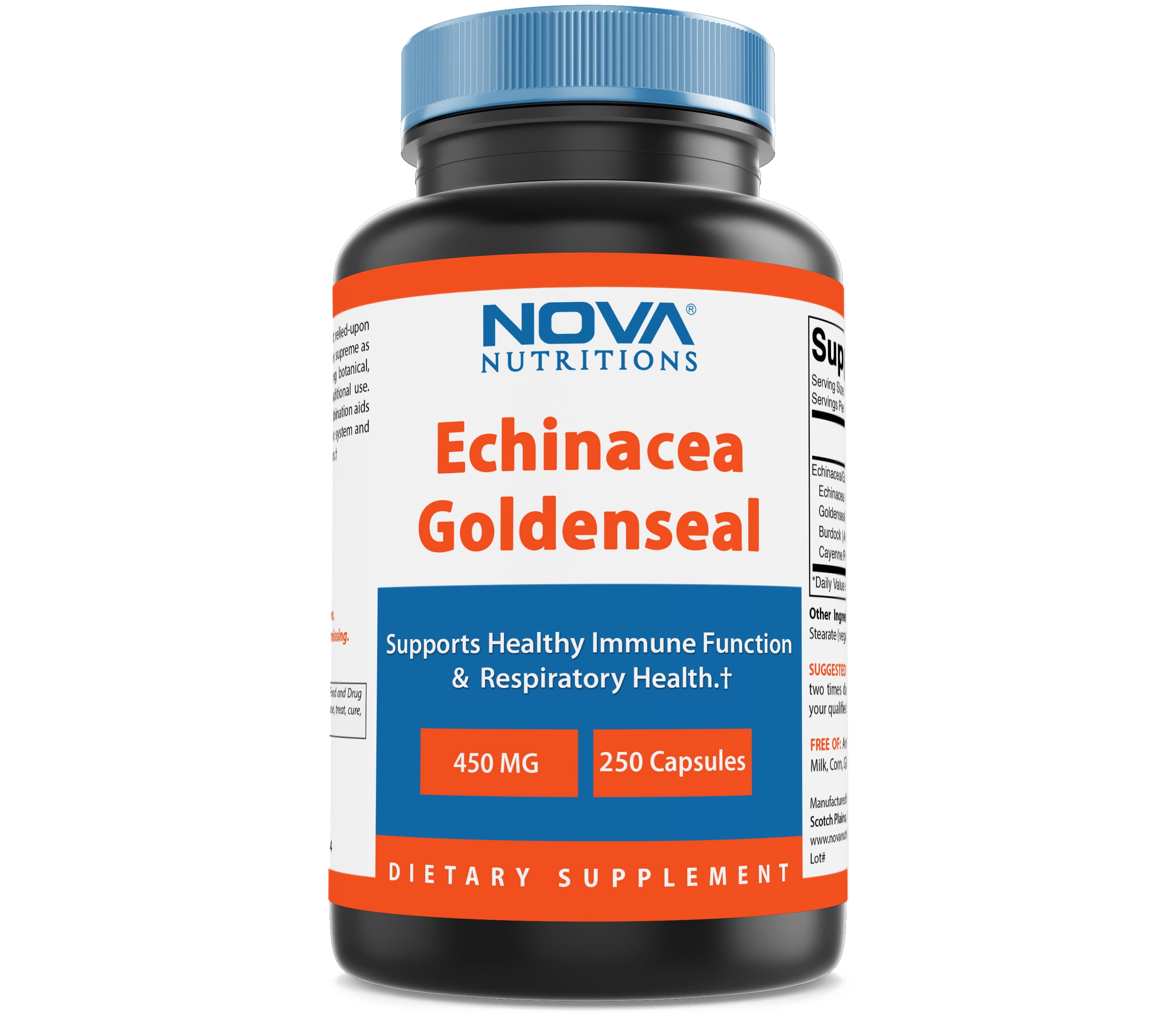 Nova Nutritions Echinacea Goldenseal Complex 450 mg