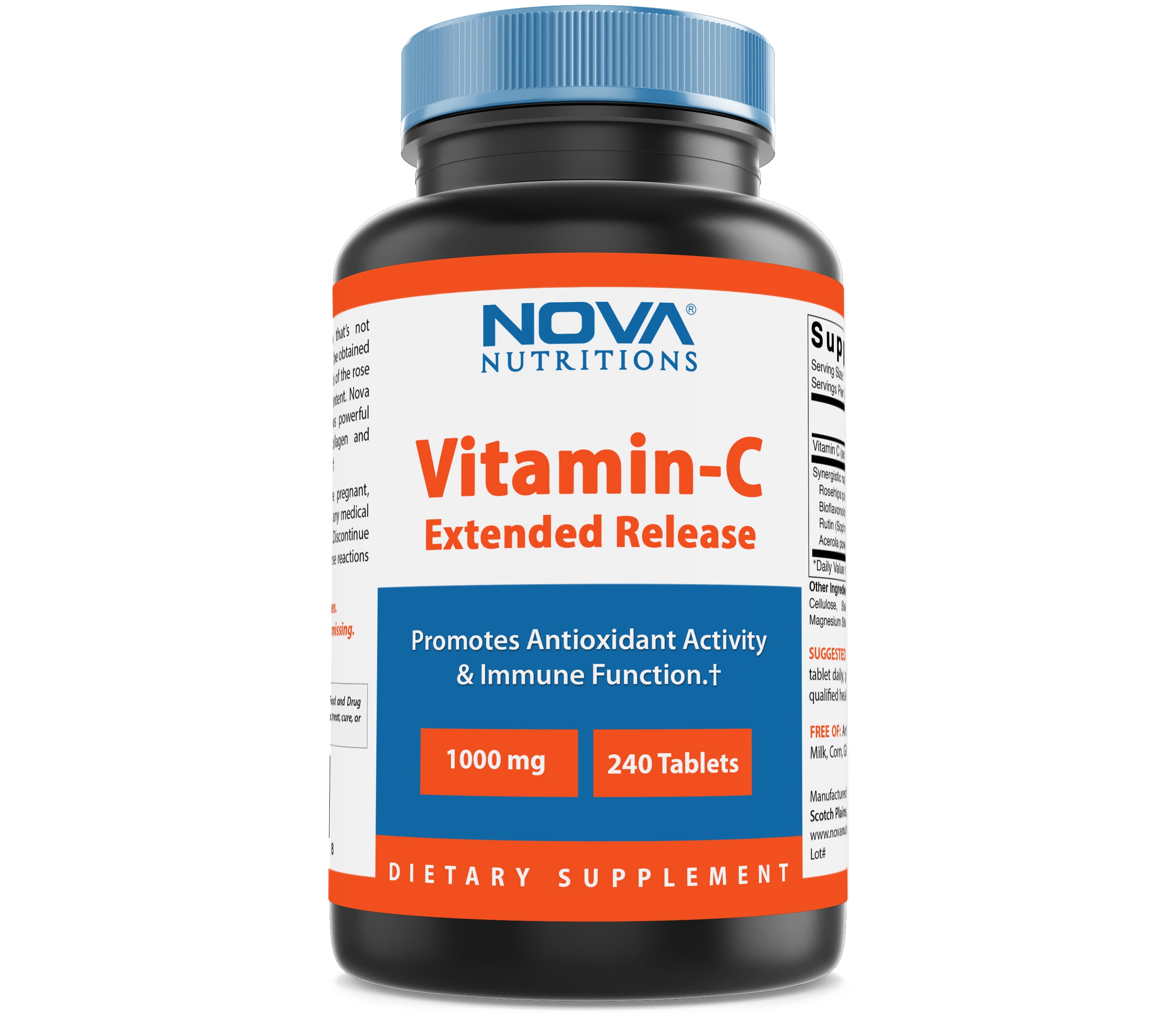 Nova Nutritions Vitamin C 1000 mg 240 Tablets