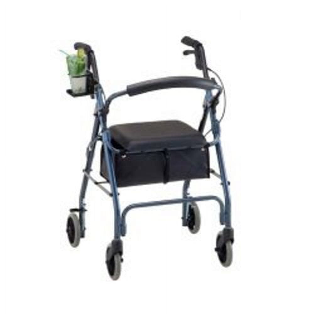Nova OrthoMed GetGO Classic Blue 4 Wheel Rollator, Medical Walker