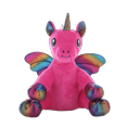 thumbnail image 1 of Nova the Pink Winged Unicorn Plush Toy Skin, DIY 8" Toy Kits with Hand Stuffing Fiber Filling, Make Your Own Toy No-Sew Bear Craft for School, Kids & Adults, Great for Fun Activities, 1 of 3
