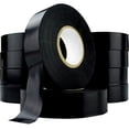 thumbnail image 1 of Nova Pro Supply 3/4" Roll of Black Electrical Tape, 10 Pack, 1 of 7