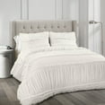 thumbnail image 1 of Nova Ruffle Comforter White 3Pc Set King, 1 of 3