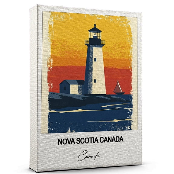 Nova Scotia Canada Travel Wall Art Canada Canvas Travel Wall Decor with Timeless Appeal A Special Gift for Loved Ones
