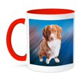 thumbnail image 1 of 3dRose, Nova Scotia Duck Tolling, 11oz Two-Tone Red Mug, 1 of 7