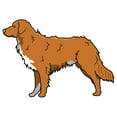 thumbnail image 1 of Nova Scotia Duck Tolling Retriever Decal | Indoor/Outdoor | Dog Lover Super Cute Sticker for SUV Windows, Dorm Rooms, Bedroom, Offices | SignMission personalized gift | 36", 1 of 2