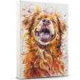 thumbnail image 1 of Nova Scotia Duck Tolling Retriever Dog Canvas Wall Art Prints,Watercolor Dog Art Canvas Painting Poster,Pet Canvas Painting Puppy Artwork 8x12 inches, 1 of 6
