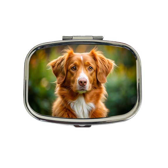 Nova Scotia Duck Tolling Retriever Dog Photo Small Travel Handbag Pill Box Case