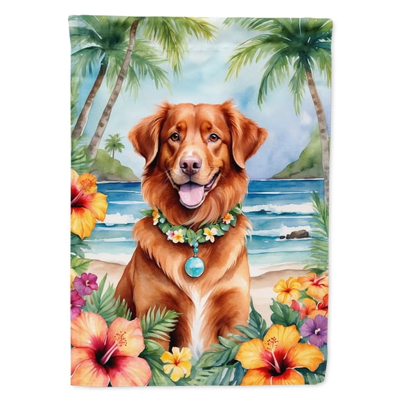 Nova Scotia Duck Tolling Retriever Luau House Flag
