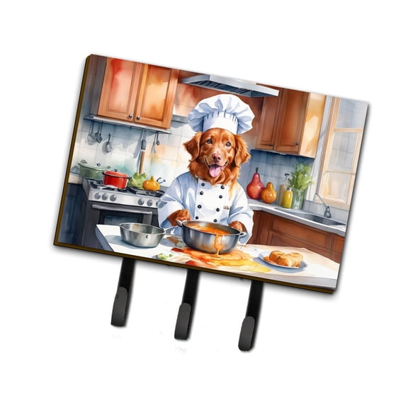 Nova Scotia Duck Tolling Retriever The Chef Leash or Key Holder 6 in x 9 in