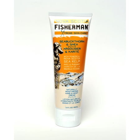 Nova Scotia Fisherman Lotion, Seabuckthorn & Shea, 3.4 Oz