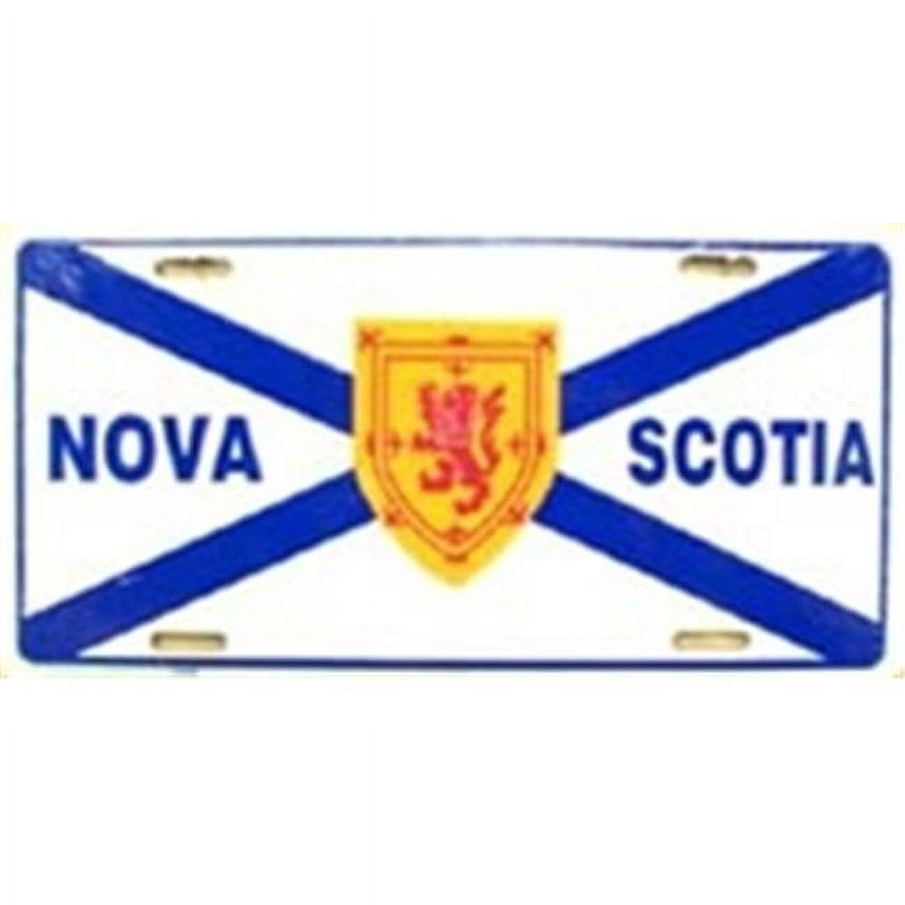 Nova Scotia Flag License Plate 2395