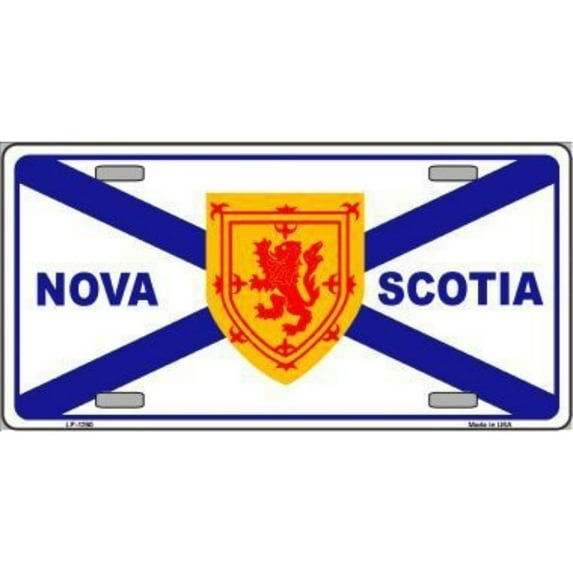 Nova Scotia Flag Novelty Vanity Metal License Plate Tag Sign