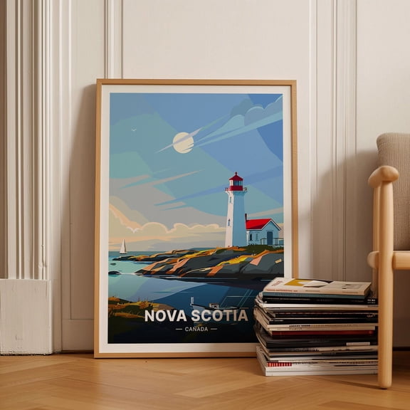 Nova Scotia Lighthouse Canada Wall Decor