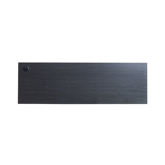 Nova Series Dark Gray Melamine Work Table Top, E0 Eco-Friendly MDF Replacement Desk Surface with Double Thick Edge Banding, Water Heat Stain Scratch Resistant