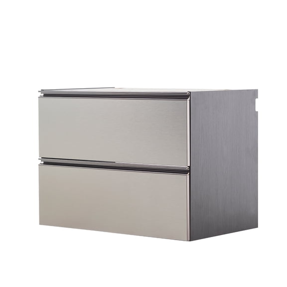 Nova Series Wood Base Drawer Wall Mounted Garage Cabinet In Metallic Gray