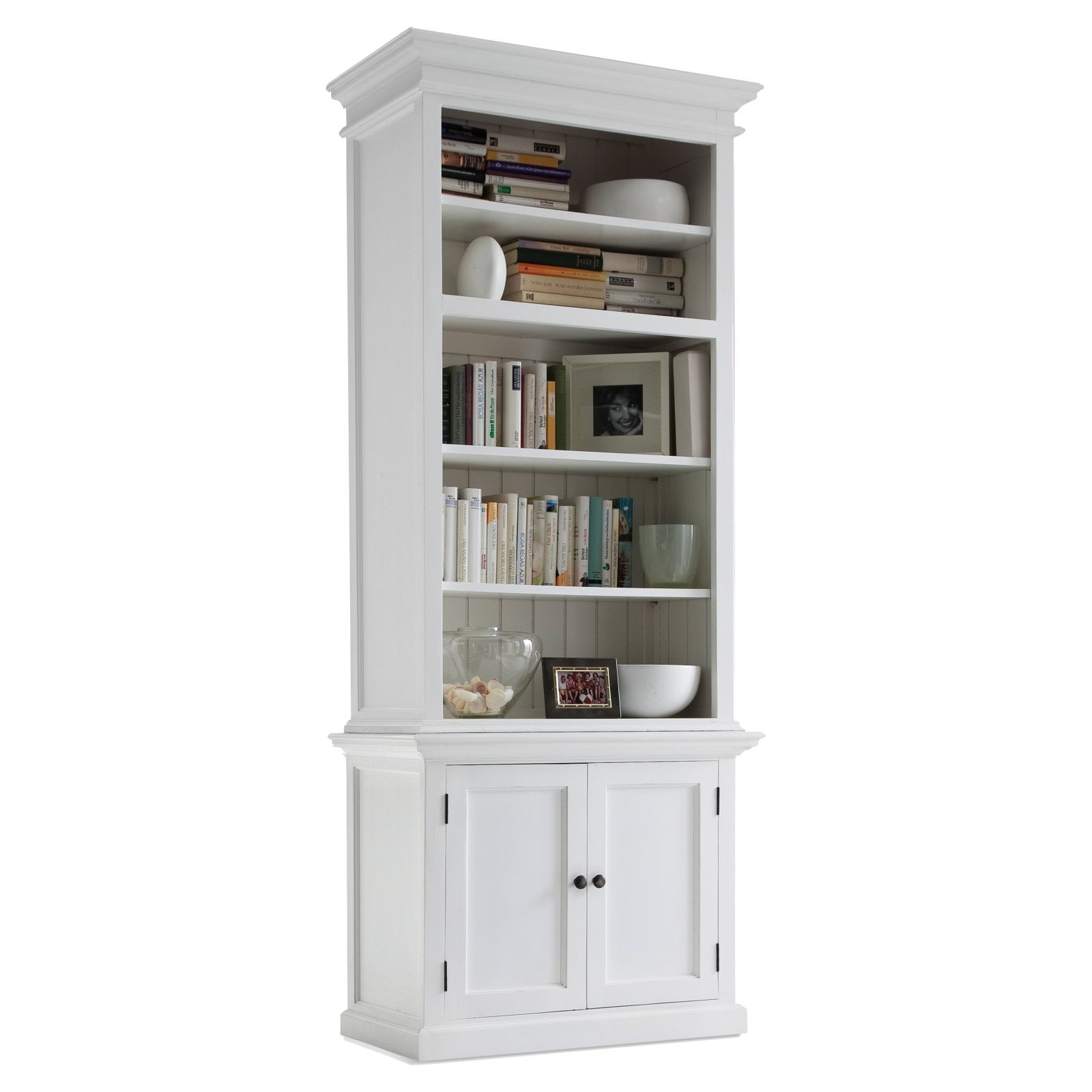 Nova Solo Halifax Bookcase with Hutch