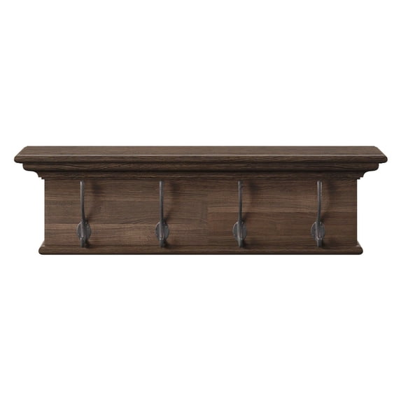 4 Hook Coat Rack