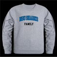 thumbnail image 1 of Nova Southeastern University Sharks Family Crewneck Sweatshirt, Heather Grey - Small, 1 of 1