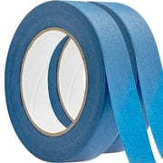 Nova Supply 1" 60-yard Blue No-Residue Crepe Painters Tape, 2 Pack