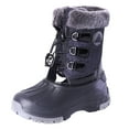 thumbnail image 1 of Nova Utopia Boys Girls Snow Boots NFWB03 BlackGrey 2, 1 of 7
