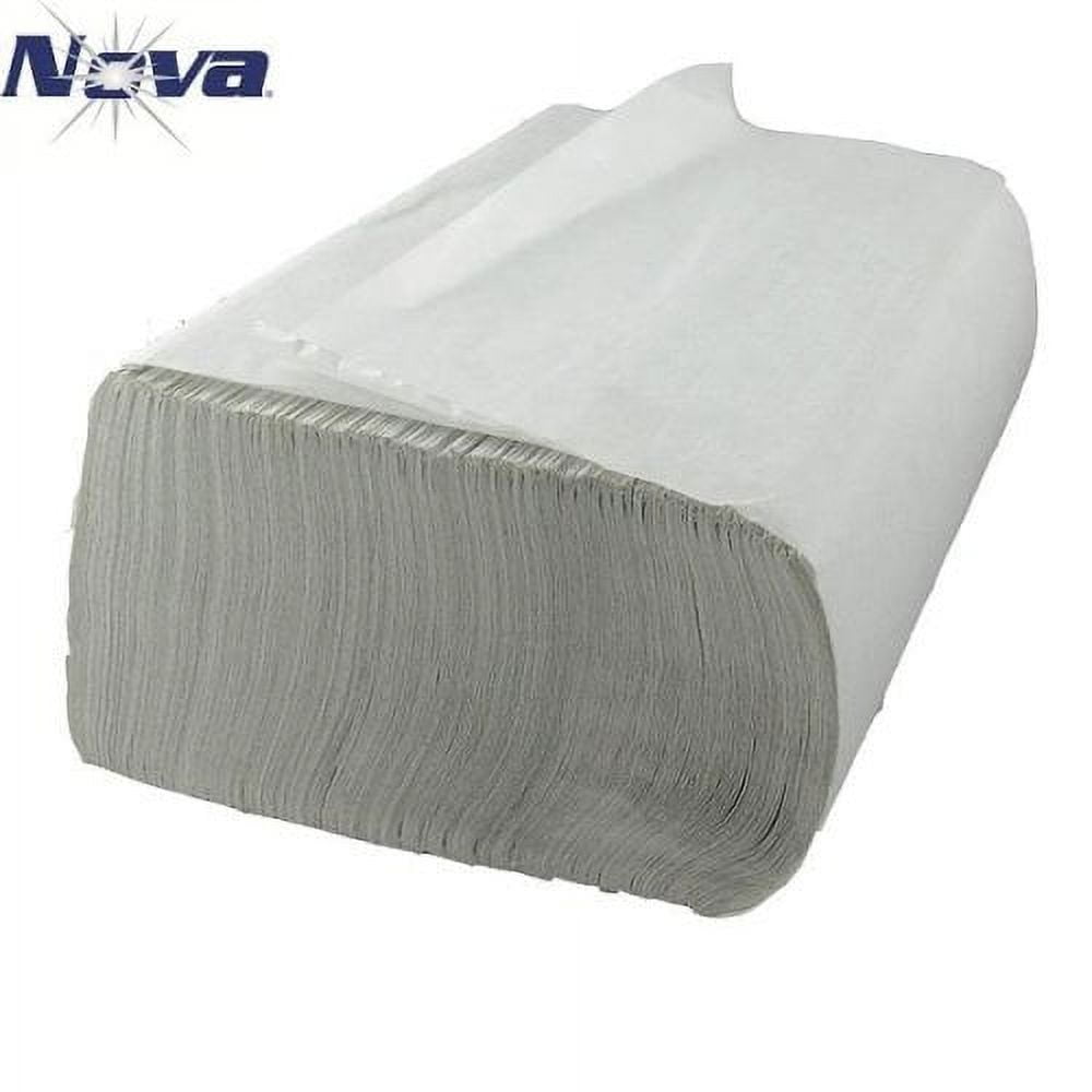 Nova White Multi-Fold Dispensing Paper Towels, 4000 Towels (NOVA-MB200)
