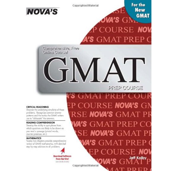 Pre-Owned Nova's Gmat Prep Course Paperback