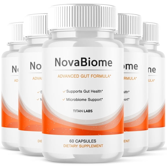 NovaBiome Advanced Gut Support Pills Advanced Energy Vitamin Supplement Nova Biome 300 Capsules