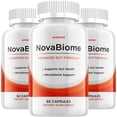 thumbnail image 1 of NovaBiome Capsules – Nova Biome Pills Advanced Formula Digestive Support, Gut Wellness, 3 Pack, 180 Capsules, 1 of 7