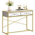 thumbnail image 1 of NovaCraft 42" Modern Vanity Desk with 2 Drawers Makeup Dressing Console Table for Bedroom, 1 of 8