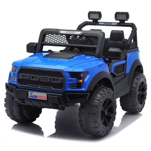 NovaDrive 12V Kids Ride On Off Road Electric Car with 2 Motors, 2.4G Parent Remote Control, Swing Function, 4-Wheel Shock Absorption, Bluetooth Music, LED Lights, Ages 3-8