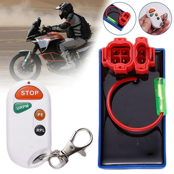 FurNest 6 Pin Racing CDI Box with Remote Control - Motorcycle Ignition Box,Adjustable AC CDI Motorcycle Ignition Box with DIP Switch,AC CDI Ignition Box for Atvs, Dirt Bikes, Scooters and M