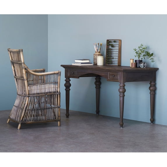 Novasolo Home Decorative Writing Desk - Gray Brown