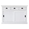 thumbnail image 1 of NovaSolo Halifax Sliding Door Buffet in Pure White, 1 of 9