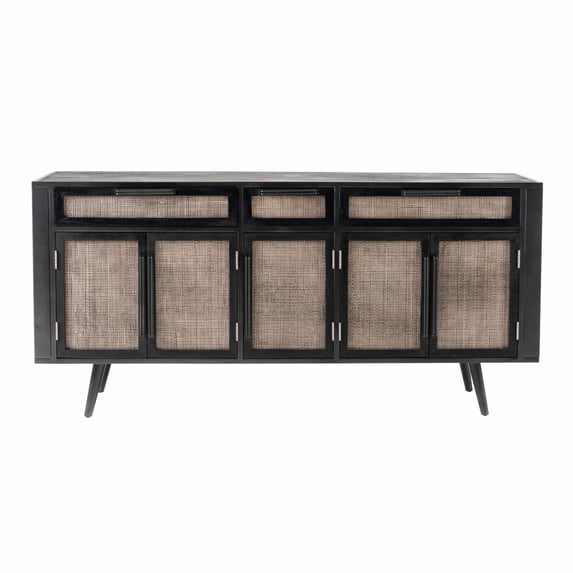 Buffet 5 Doors 3 Drawers- Nordic Black