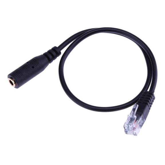 NovaSpark 3.5Mm Omtp Smartphone Headset To 4P4C Rj9/Rj10 Phone Adapter 3.5Mm Female Head Headphone Phone Adapter Cable Cord Accessories