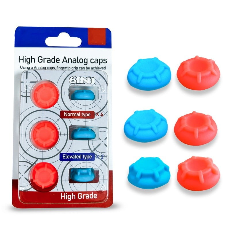 NovaSpark Ergonomic Silicone Joystick Covers for Switch 2 - Anti-Slip ...