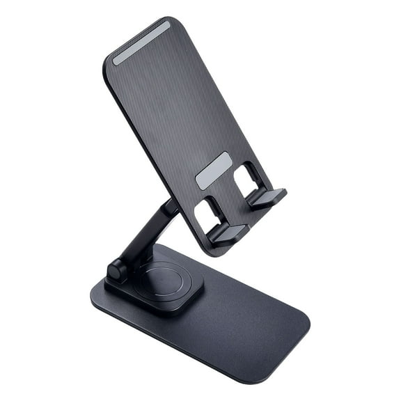 NovaSpark High-Quality Metal Phone Stand Holder with 360 Rotation for Ipad, Tablet, and,Black