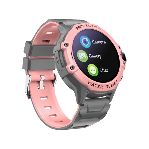 NovaSpark Kids 4G Video Call Chat Smart Watches Student 1.28" Waterproof Wifi 700Mah,Pink