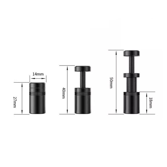 NovaSpark Premium Adjustable Telescopic Gpu Holder Computer Bracket Support Bar Aluminum Alloy Creative Magnetic Base,27-50Mm