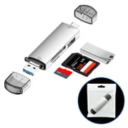NovaSpark Type C Tf Multifunction Card Reader High Speed Transmission Compatible with Mobile Phones Macbooks and More