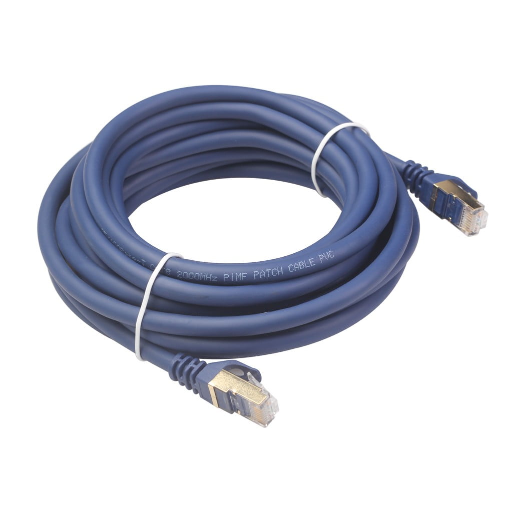 NovaSpark Ultra Fast Cat8 Ethernet Cable 40Gbps R&45 Lan Patch Cord for Pc Router,300Cm