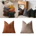 thumbnail image 1 of NovaStitch 18x18 Inch Textured Chenille Throw Pillow Cover Modern Decorative Square Cushion Case for Sofa Couch Bed Living Room Farmhouse Home Decor, 1 of 8