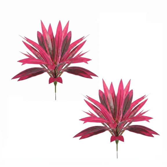 NovaStitch 2Pcs Artificial Dragon Blood Tree Fake Dracaena Tree for Indoor Outdoor Office Table Desktop Design for Home Living Room