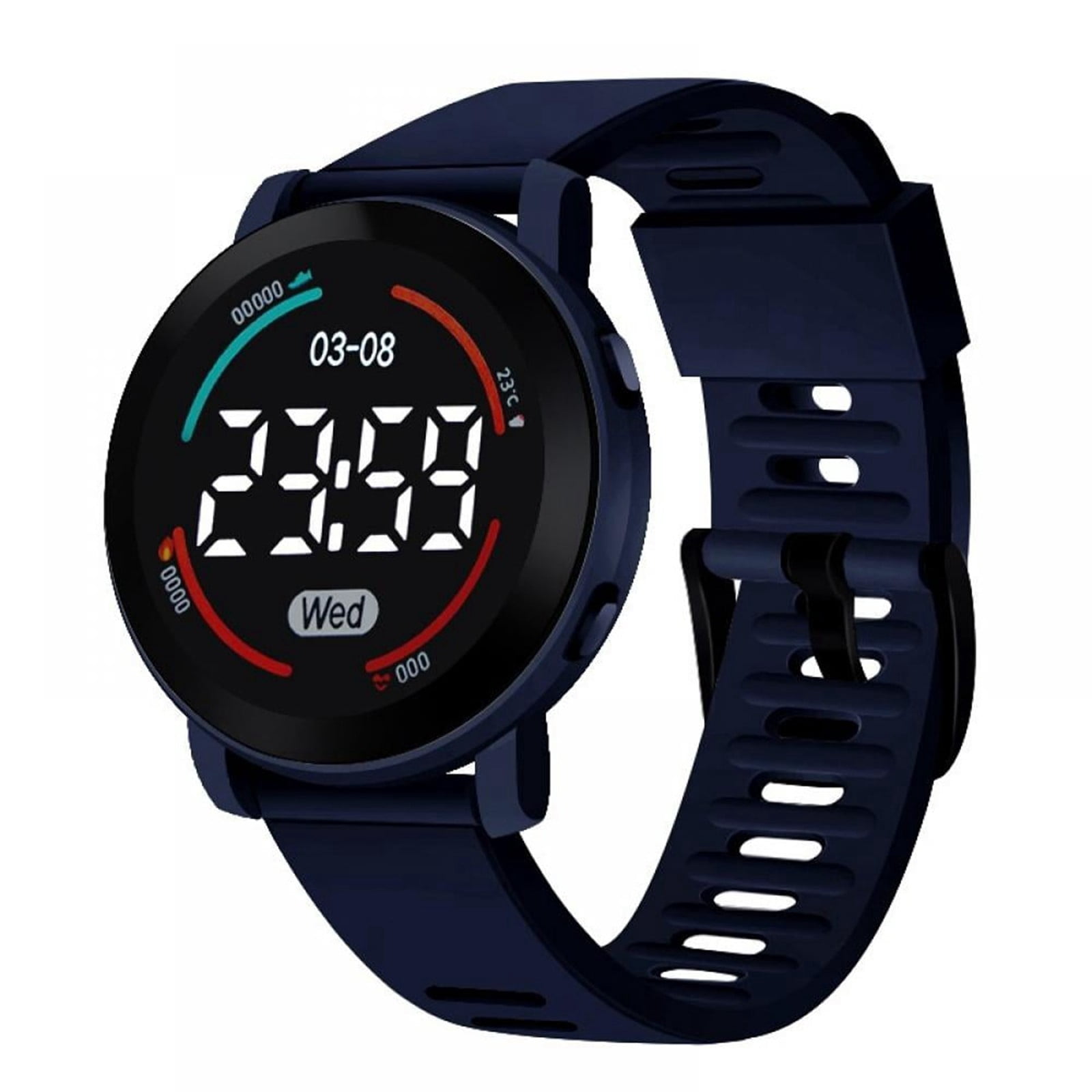 NovaStitch Digital Watch, LED Digital Wrist Watch with Time and Date ...